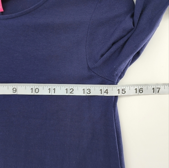 Lilly Pulitzer Ophelia Swing Shift Dress Crochet Lace Navy Blue XXS - Picture 7 of 11